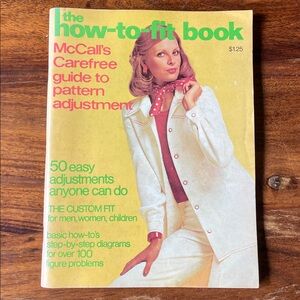 McCall’s How-To-Fit Book Vintage 1973 Softcover Book (more like a magazine) 70s
